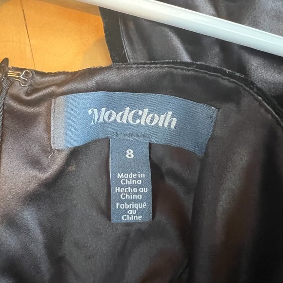 Mod cloth velvet mini dress - Picture 3 of 4